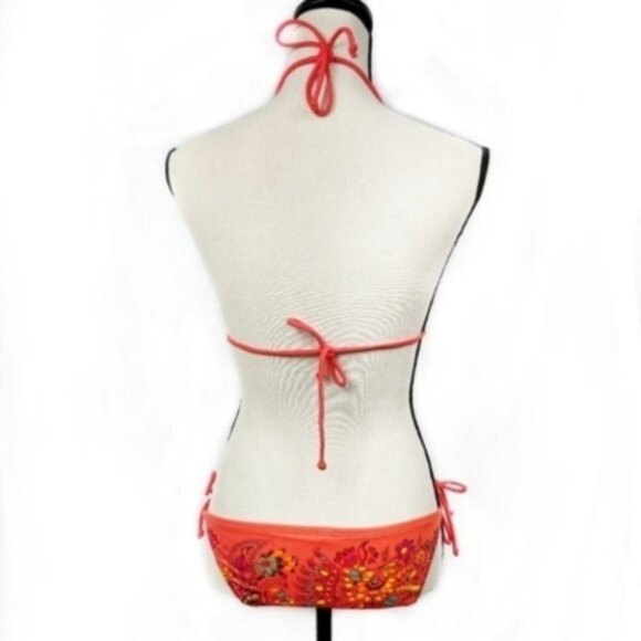 Victoria's Secret Floral Triangle Bikini Set XS - Picture 5 of 8